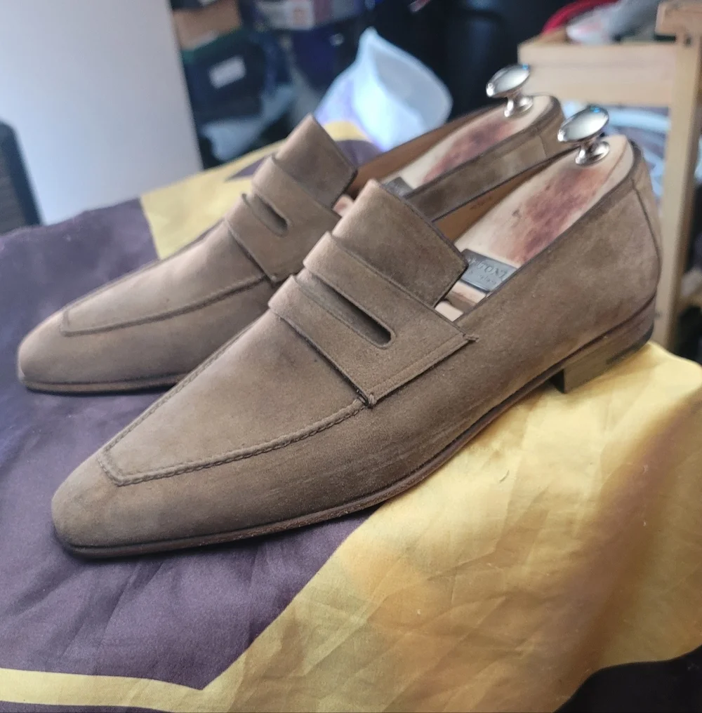 Berluti Andy Demesure Suede Loafers - Picture 10 of 13